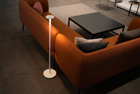 The Luci floor lamp by Pablo Pardo.