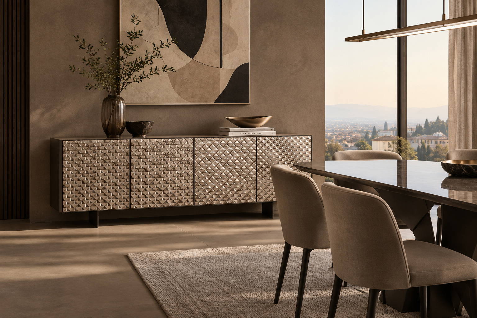 Lucilla Sideboard in dining room 