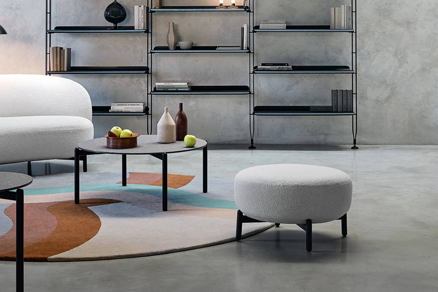 Lunam Ottoman designed by Patricia Urquiola