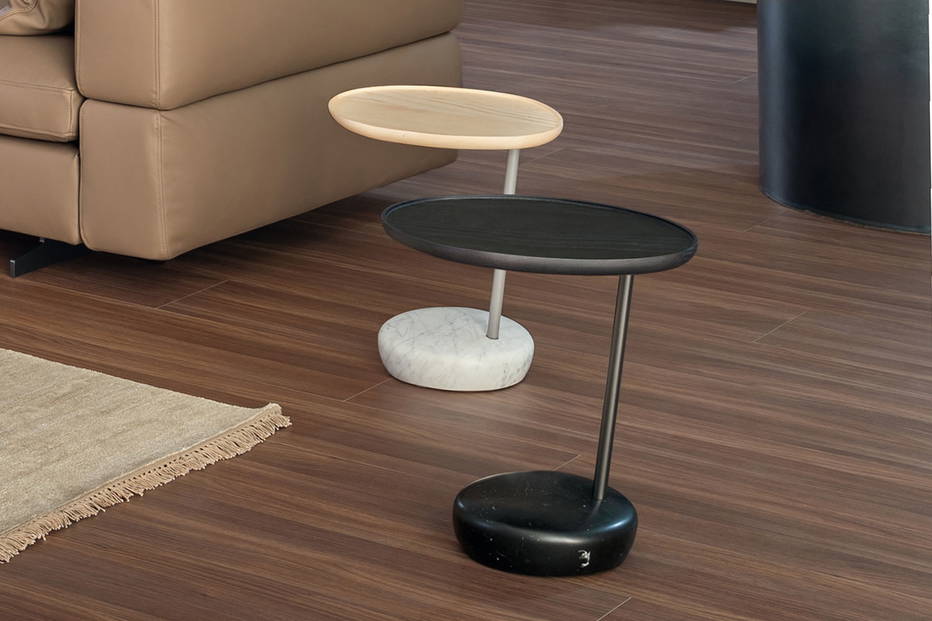 Lupino end tables by Bonaldo in a living area setting 