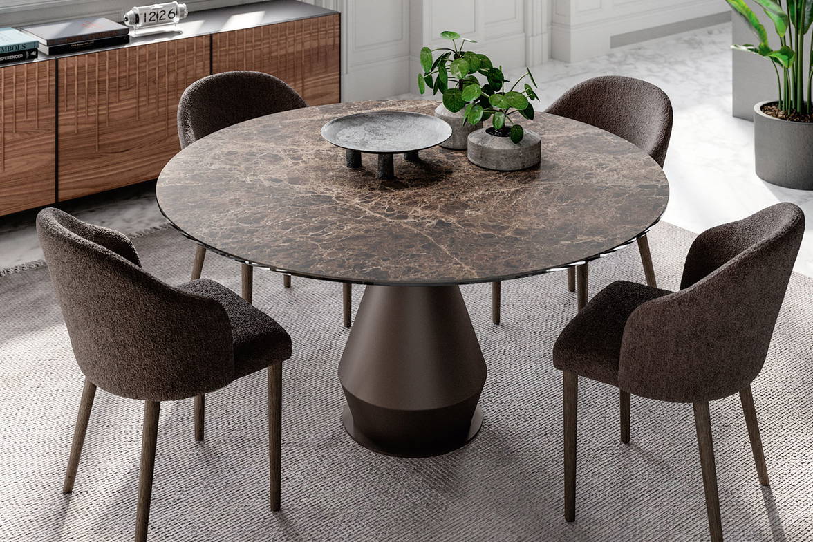 Lycos Dining Table by Ozzio Italia Lycos Dining Table by Ozzio Italia
