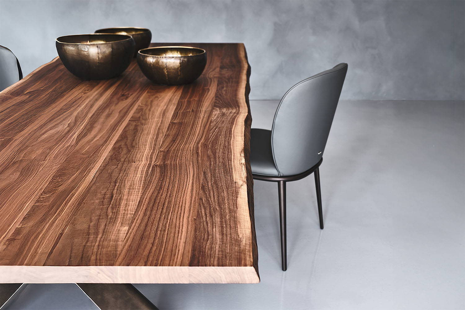 Mad Max Live Edge Wood Dining Table Quickship by Cattelan Italia