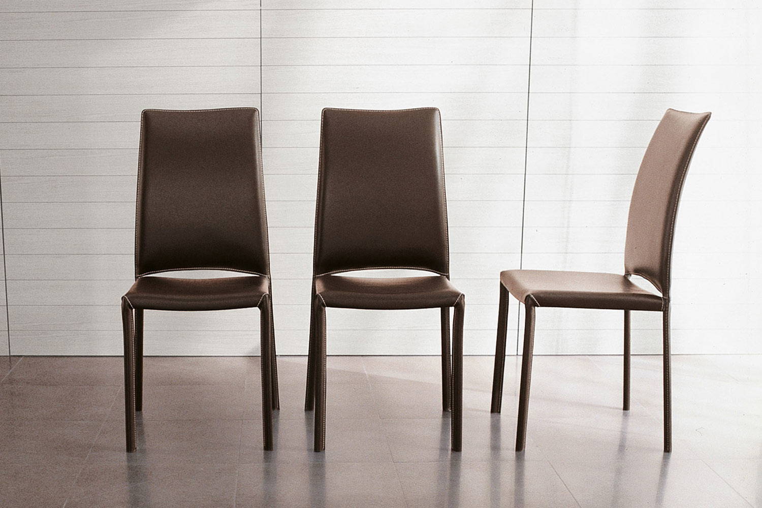 Madeleine dining chairs by Tonin Casa at different angles