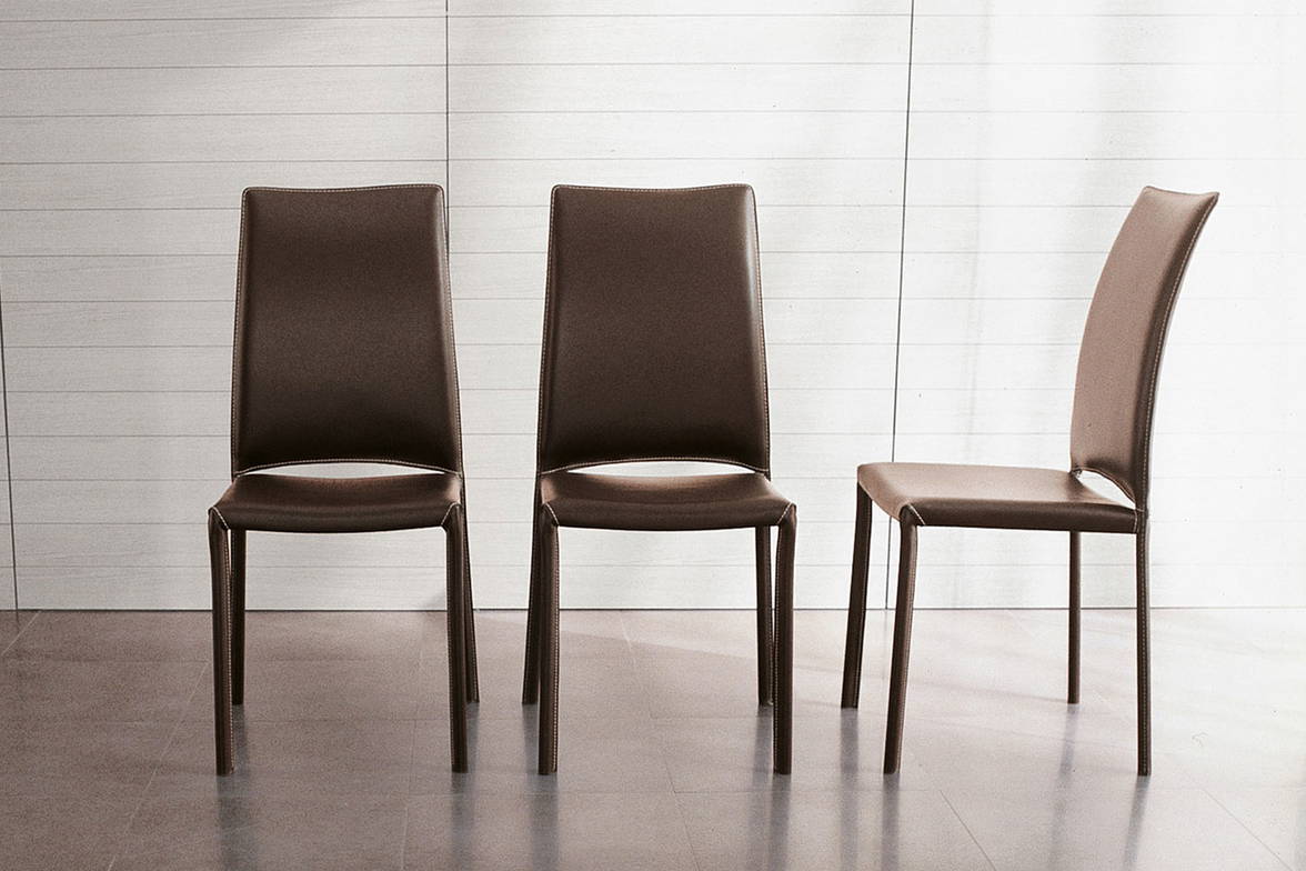 Madeleine dining chairs by Tonin Casa at different angles Madeleine dining chairs by Tonin Casa at different angles