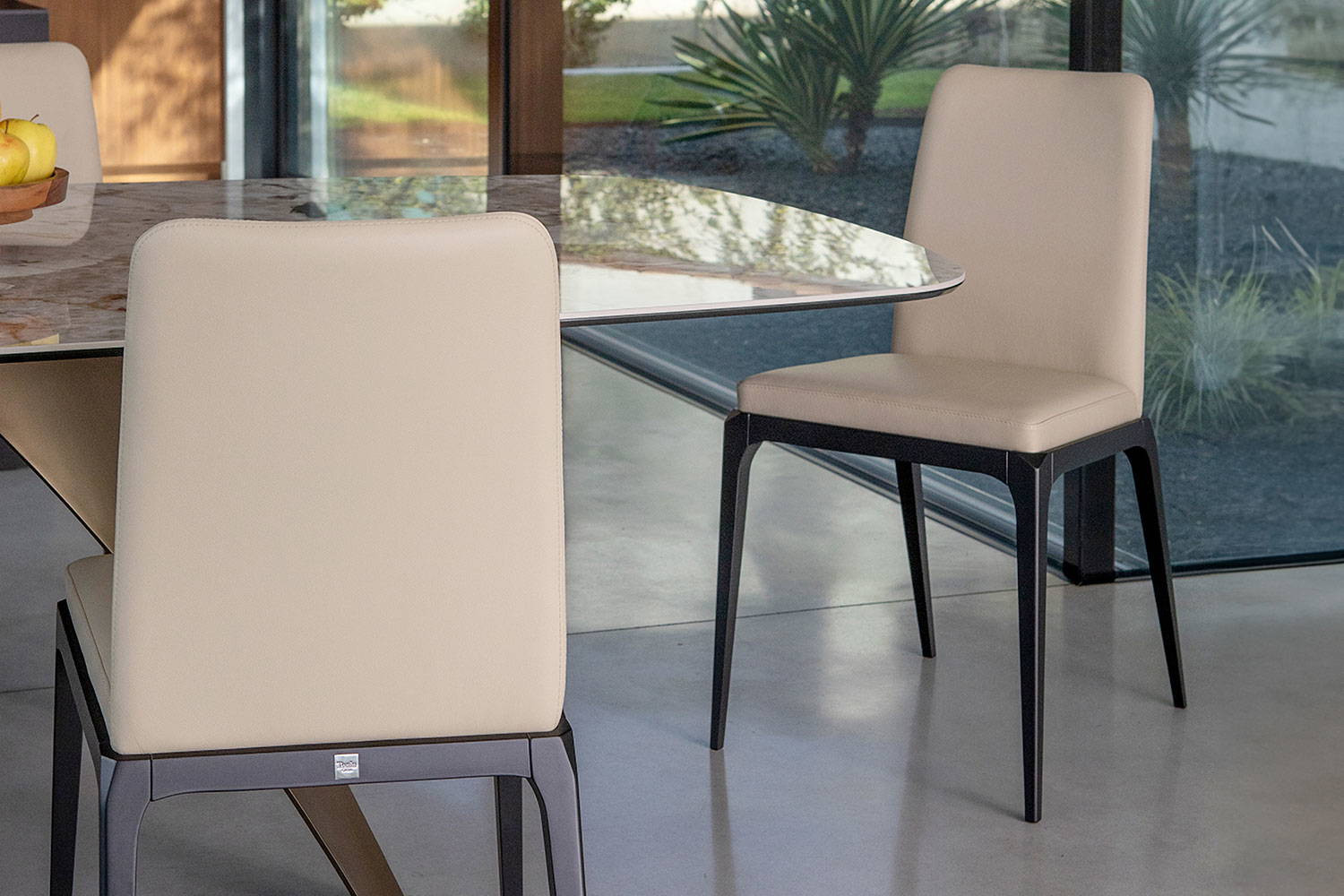 Mademoiselle Dining Chairs are made in Italy