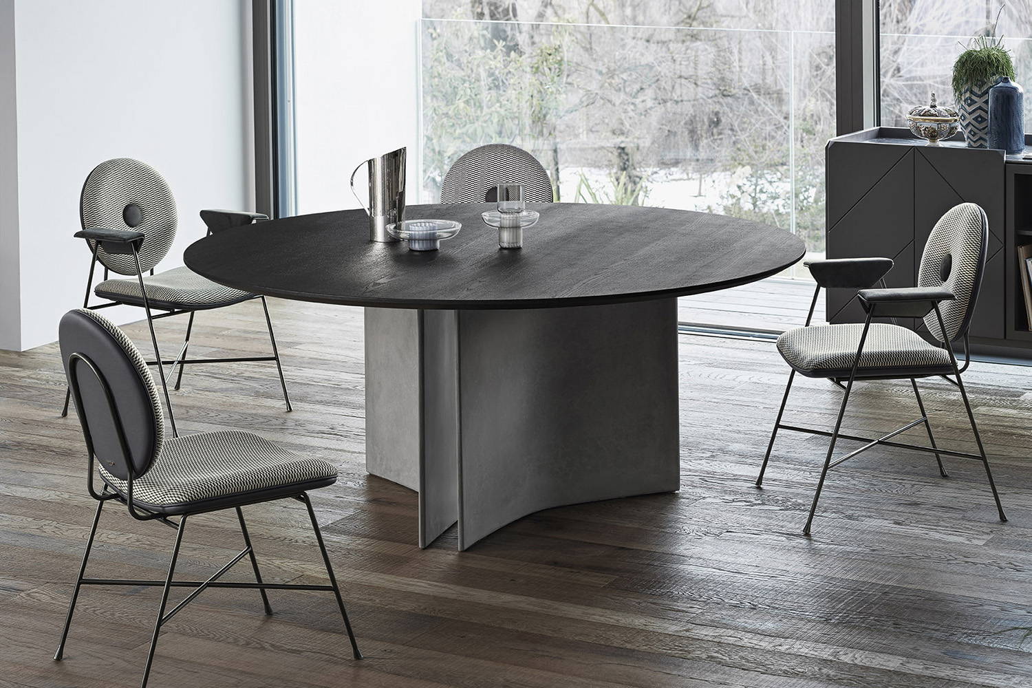 Magnum dining table designed by Solido Studio for Bontempi Casa