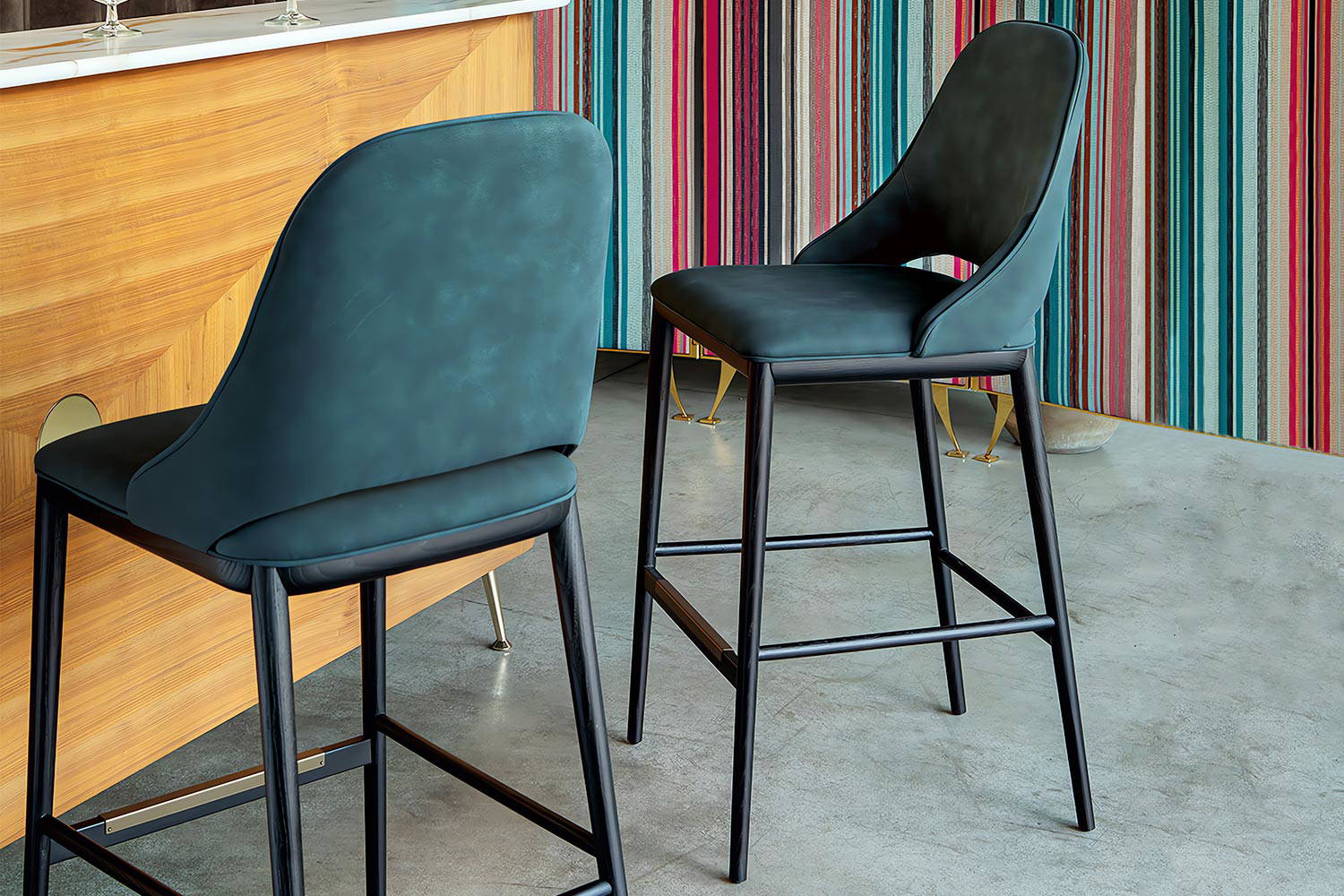 Malva Bar Stools by Tonin Casa