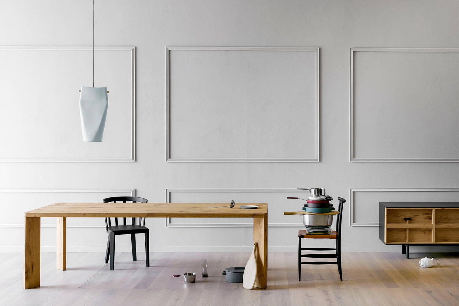 Manero Wood Dining Table designed by Paolo Cappello