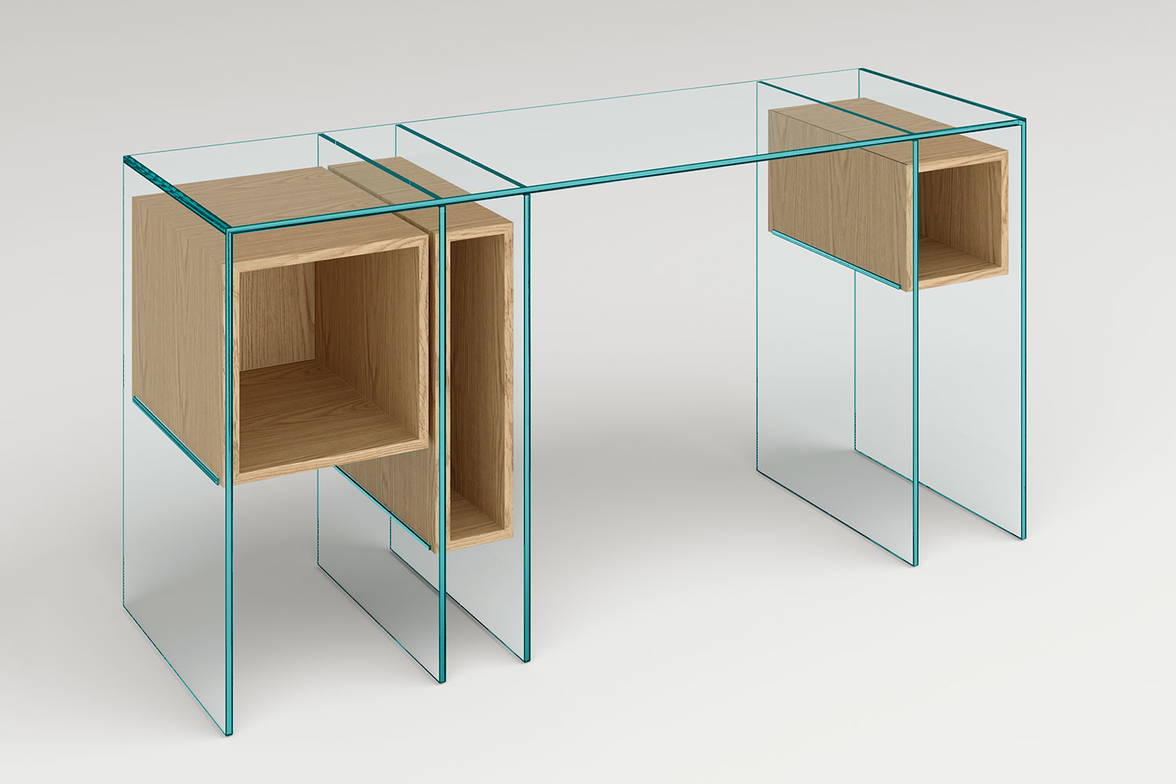 Marcell Desk by Massimo Castagna for Tonelli. Marcell Desk by Massimo Castagna for Tonelli.