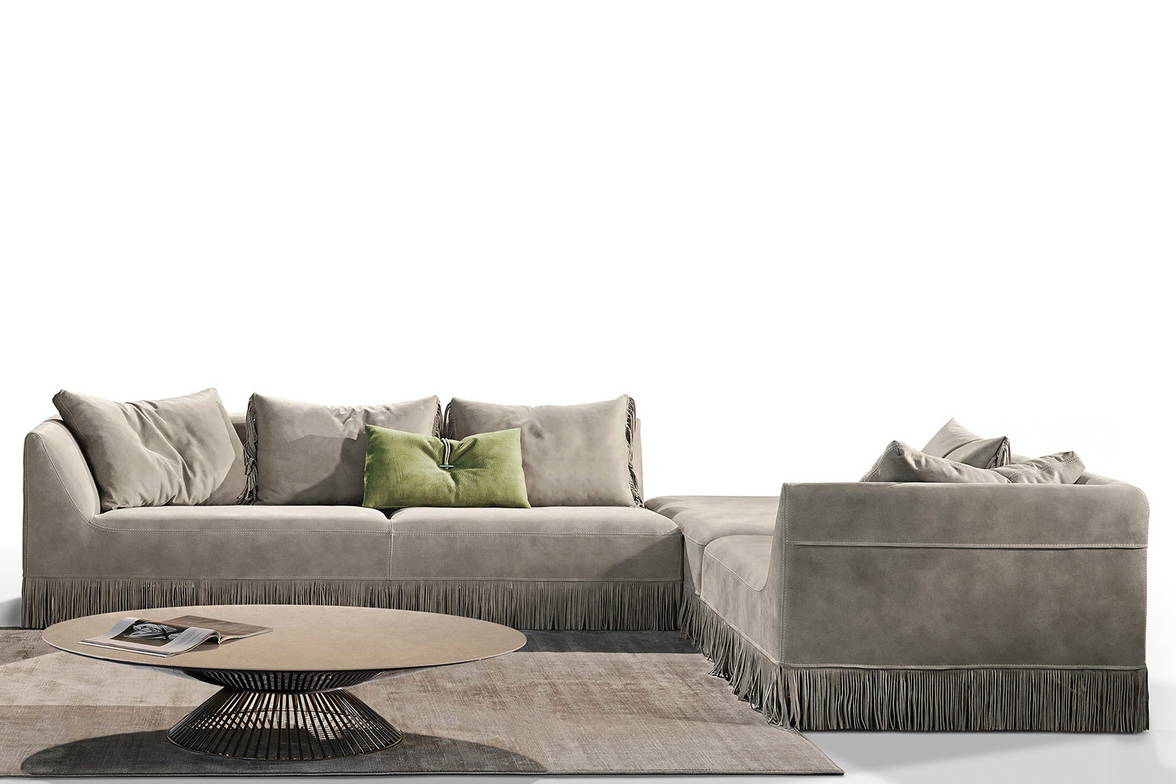 Marilyn corner sectional sofa with peninsula by Gamma Marilyn corner sectional sofa with peninsula by Gamma