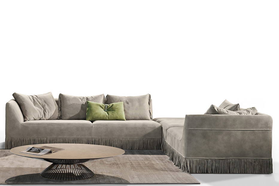 Marilyn Corner Sectional Sofa with Peninsula