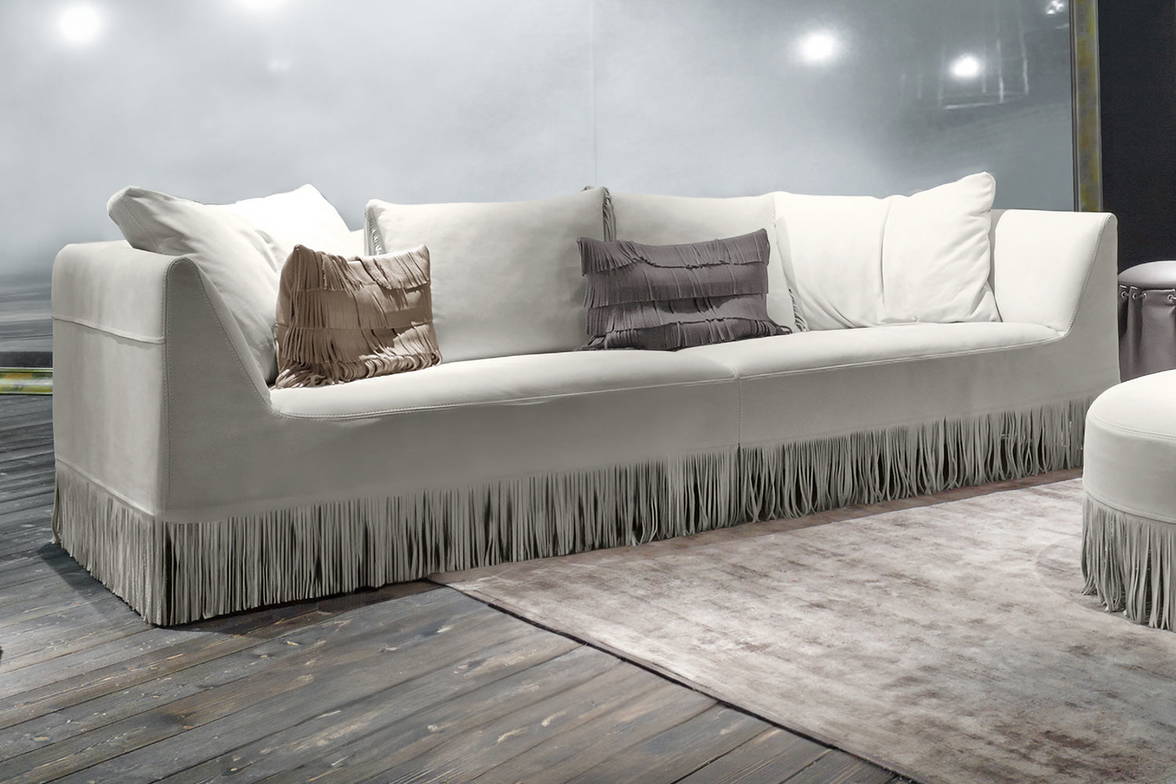 Marilyn sofa with Marilyn ottoman by Gamma Marilyn sofa with Marilyn ottoman by Gamma