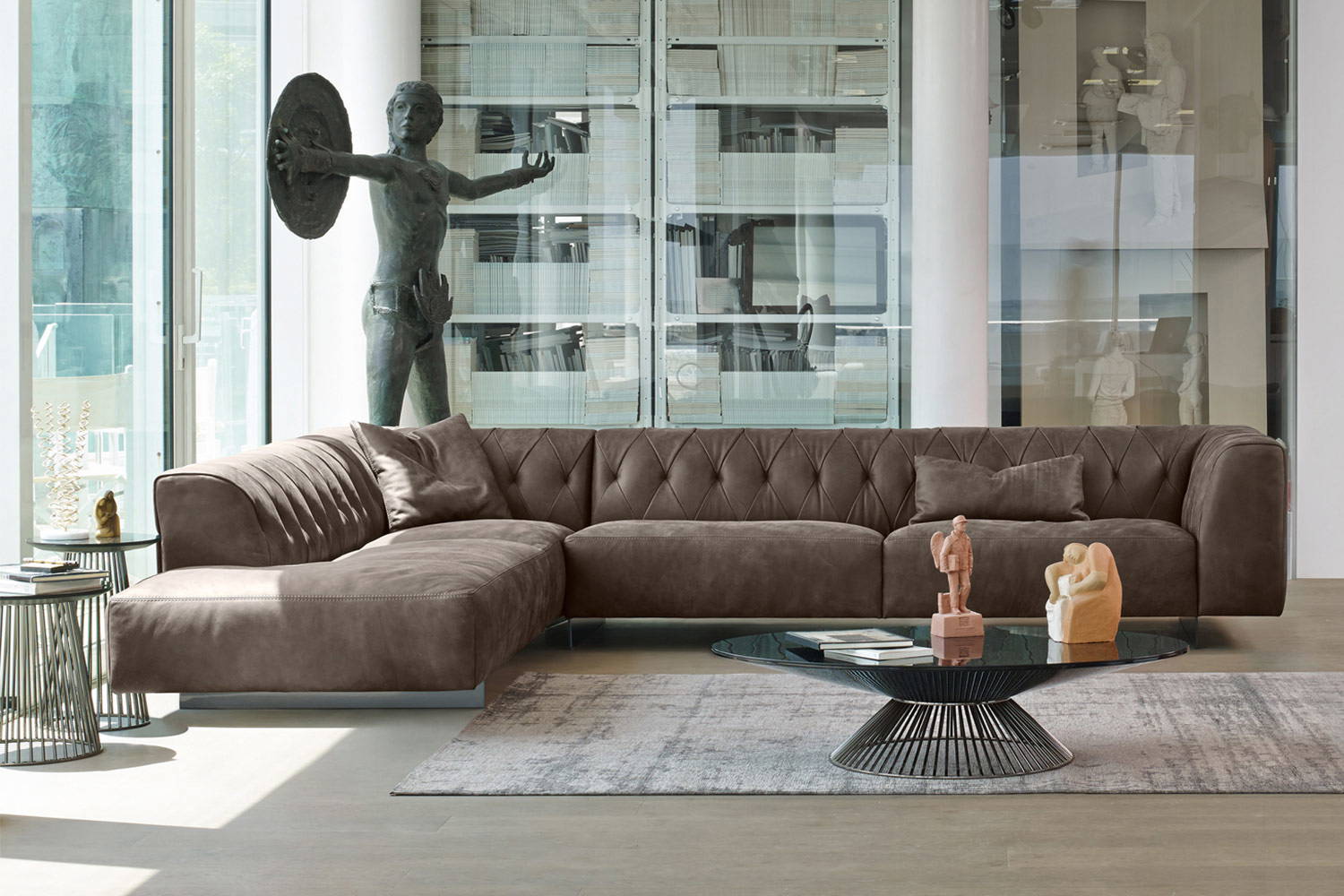 Marlon Corner Sectional Sofa with Peninsula