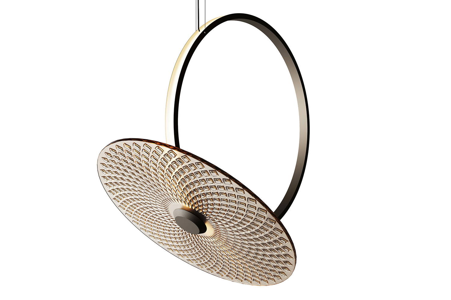 Marry Me Pendant Light Geometric Bronze
