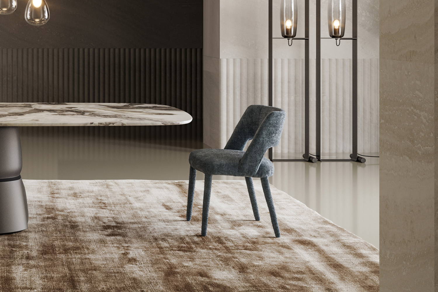 Mask Dining Chair close-up