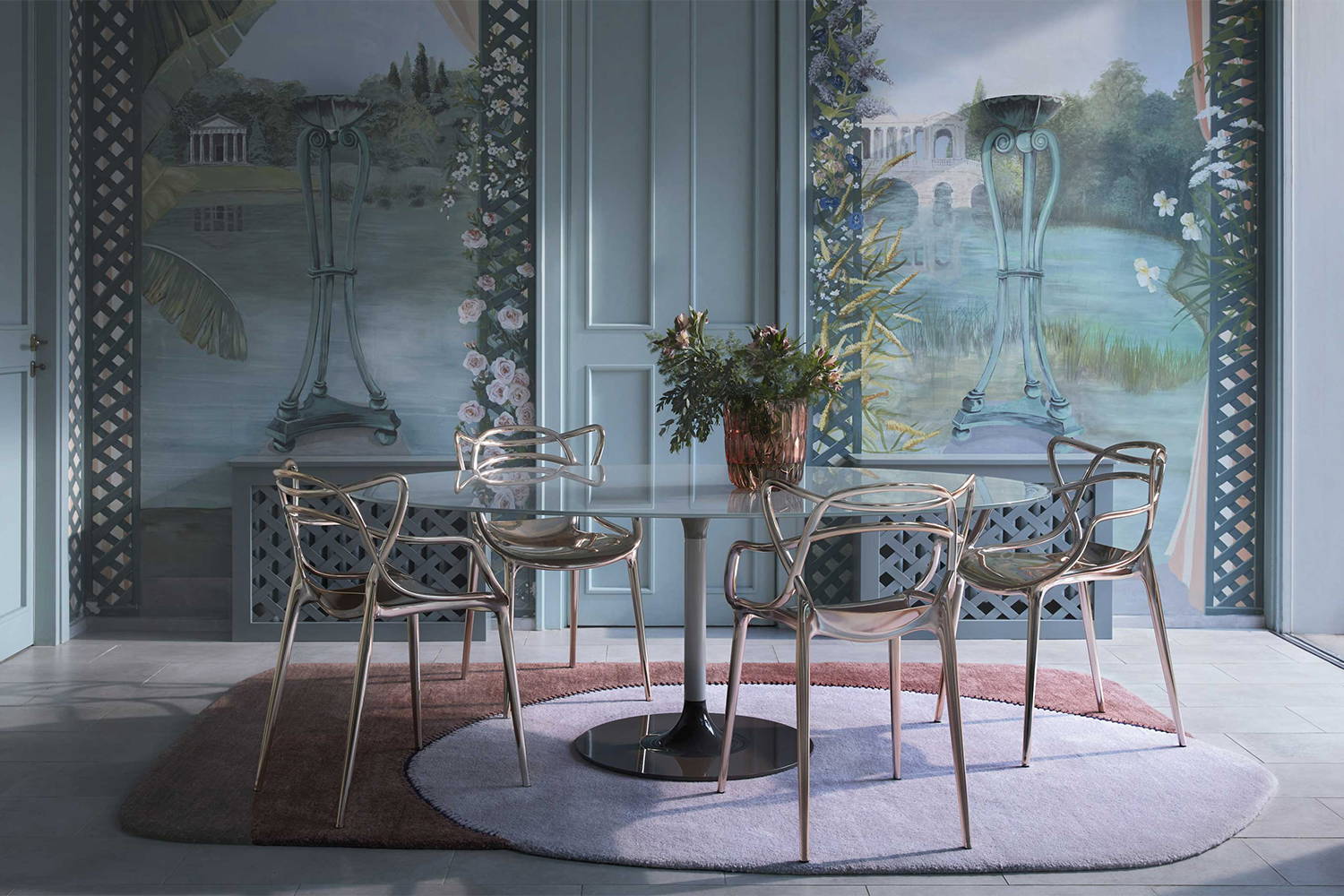 Masters dining chair with Thierry XXL dining table