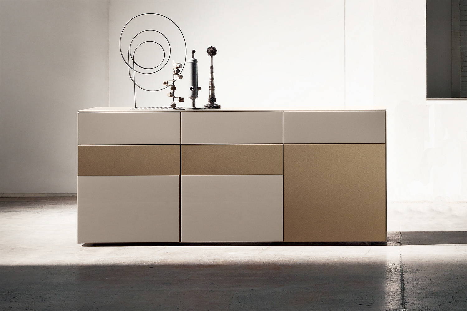 Matera I-ModulArt DP723E sideboard 5 drawers/3 swing doors