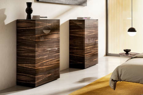 Materia 1066 chests by Lago in a bedroom interior 
