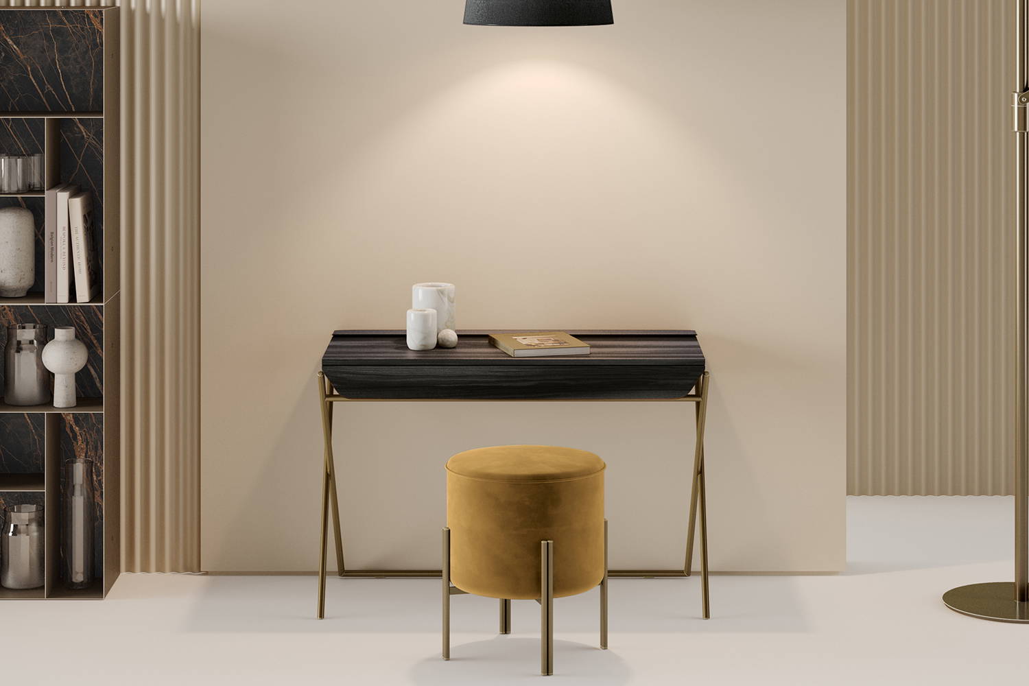 Matisse desk designed by Toshiyuki Yoshino for Bontempi Casa