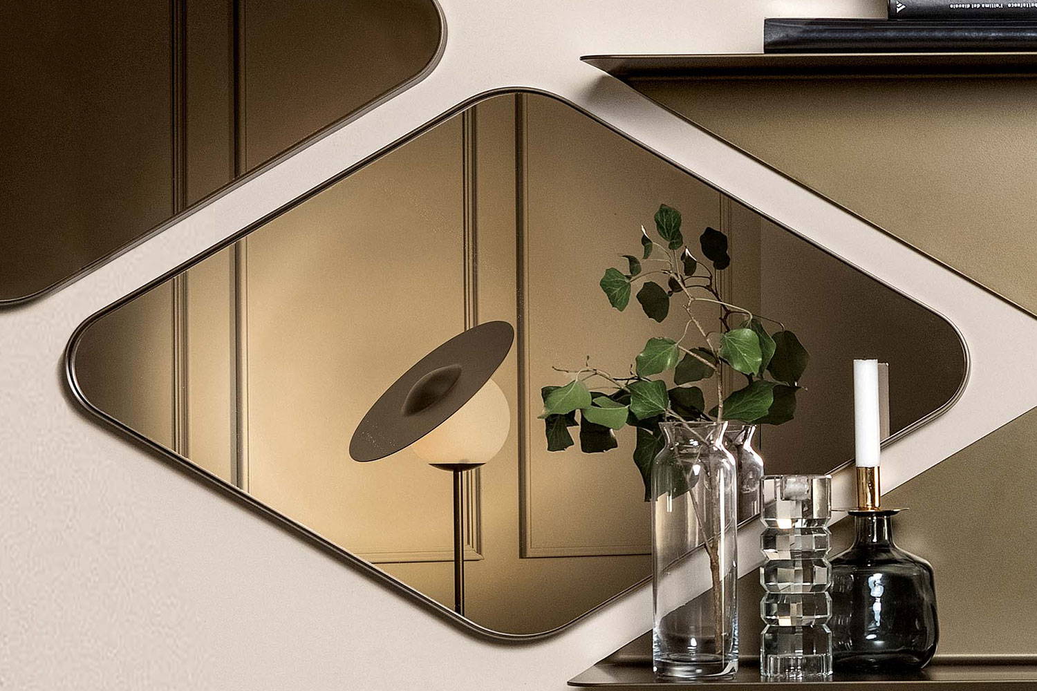 Matrix mirror by Tonin Casa