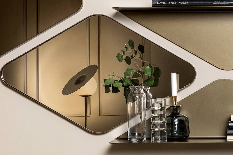Matrix mirror by Tonin Casa