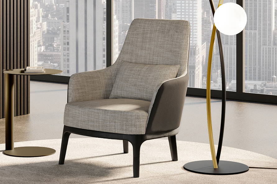 Max Bicolor Lounge Chair
