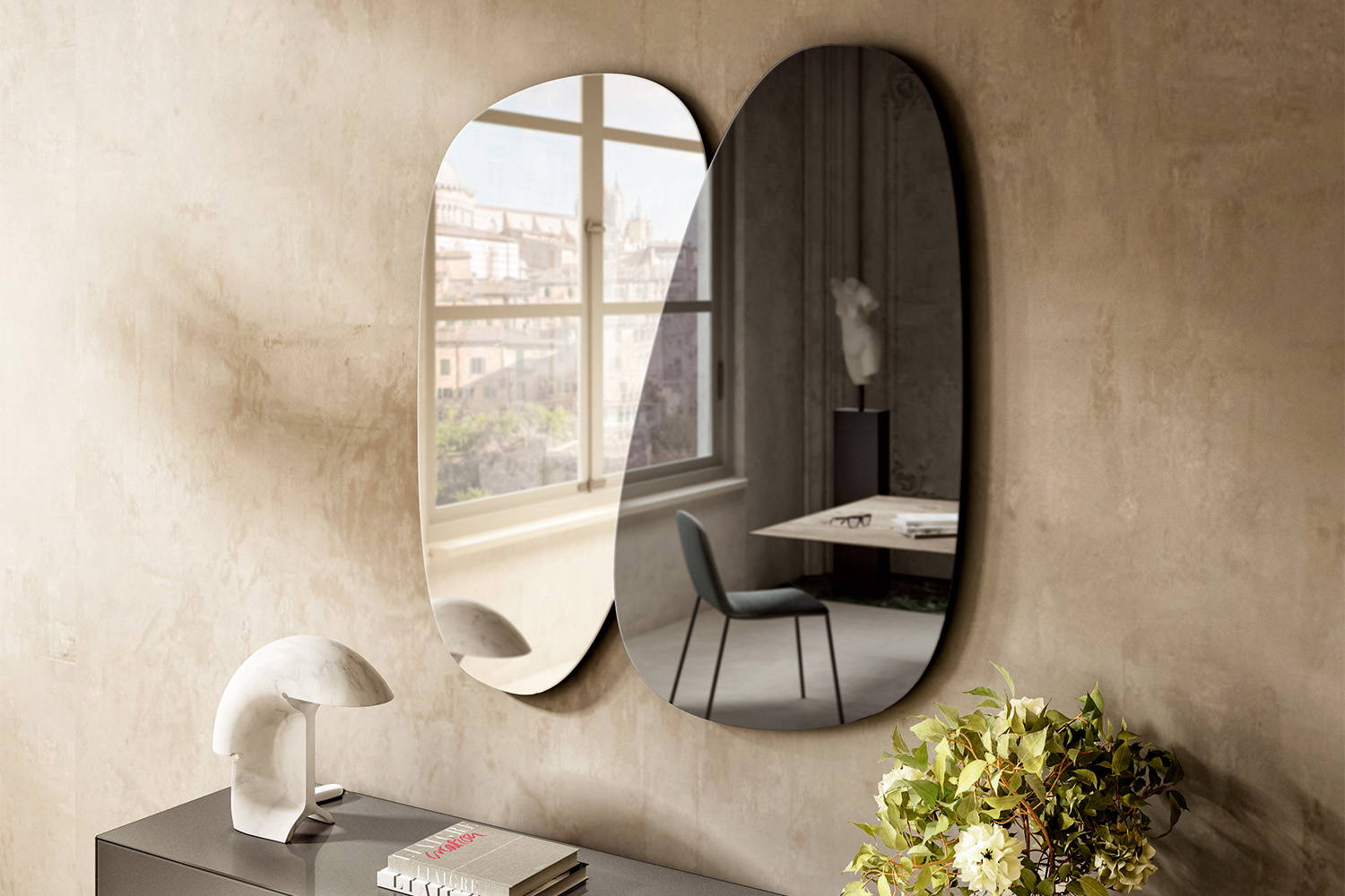 The Melty Mirror by Daniele Lago for Lago.
