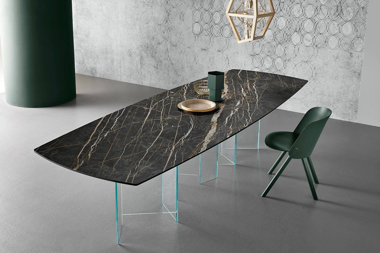 Metropolis Ceramic Dining Table