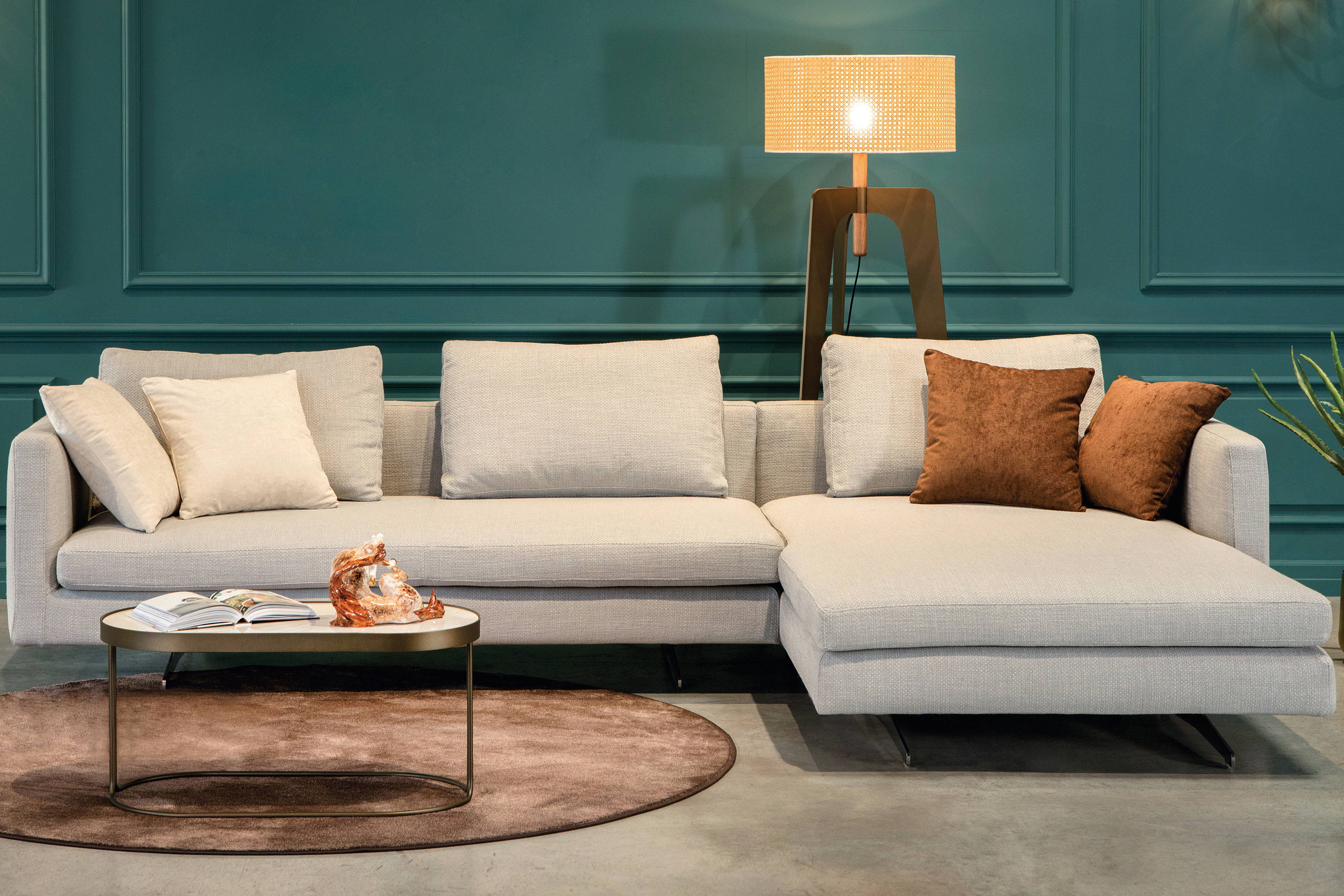 Metropolis Sectional Sofa with Chaise by Tonin Casa