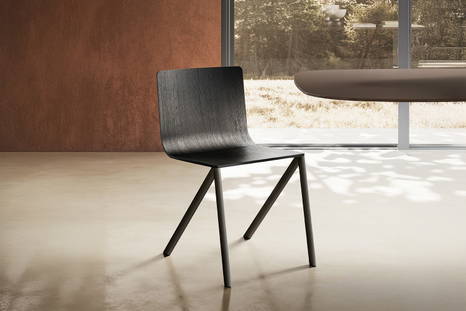 The Mezzaria Wood Dining Chair by Daniele Lago for Lago