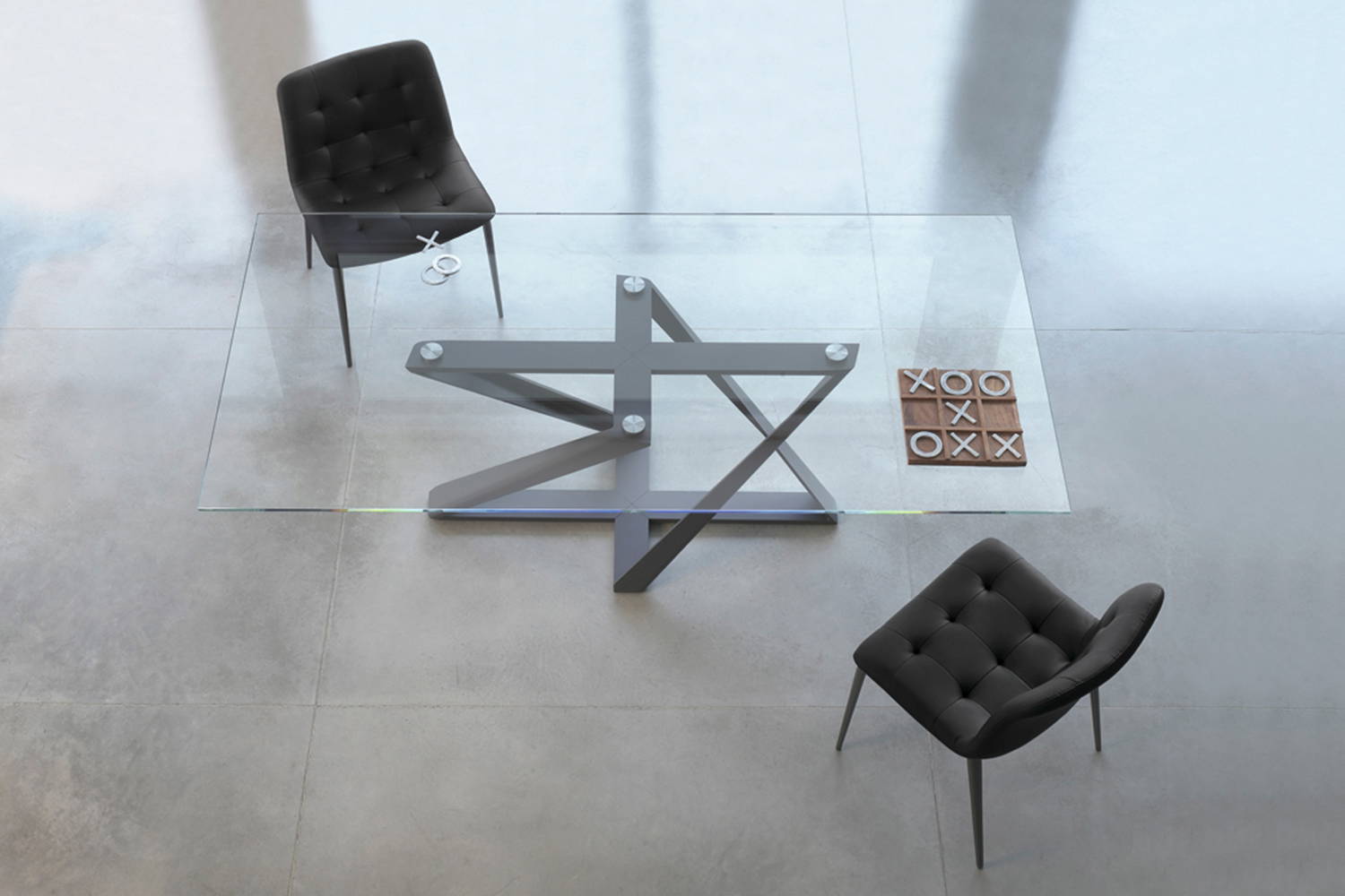 Millennium Glass Dining Table
