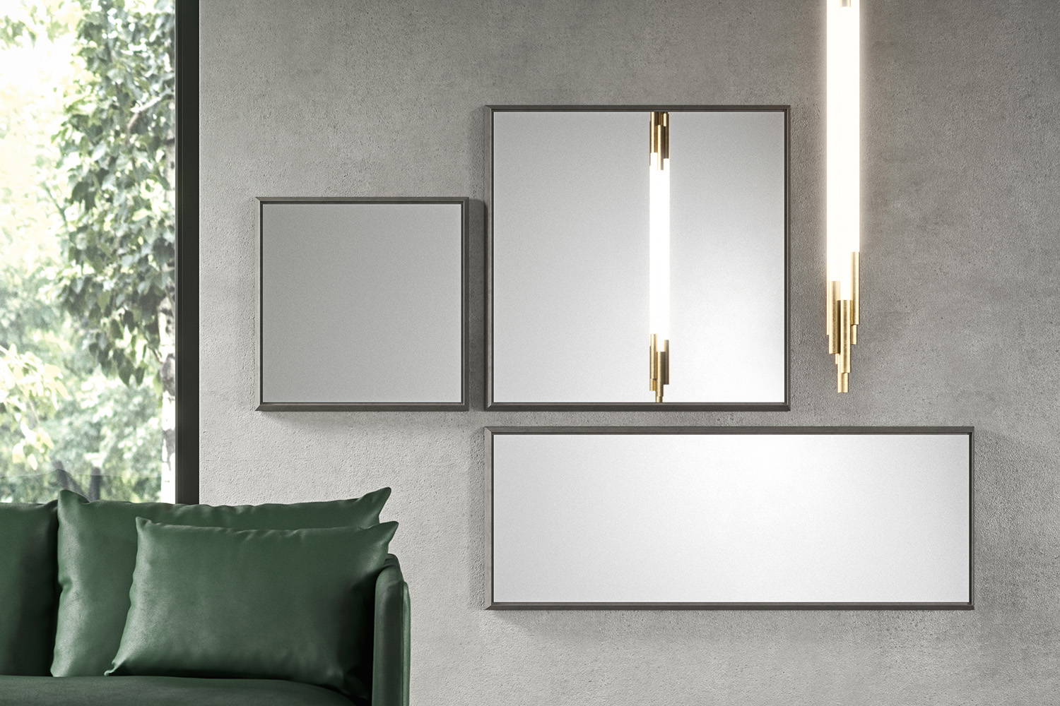The Mimesi mirror comes in various sizes