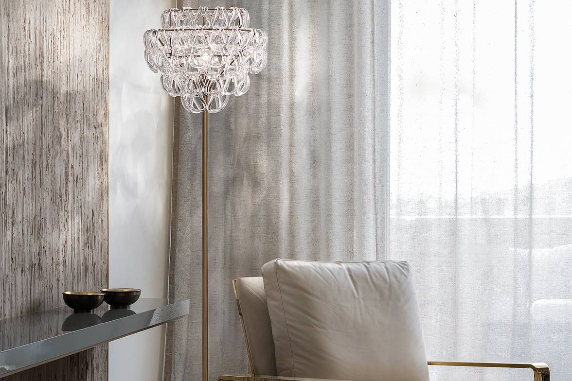 Minigiogali Floor Lamp in living room corner Minigiogali Floor Lamp in living room corner