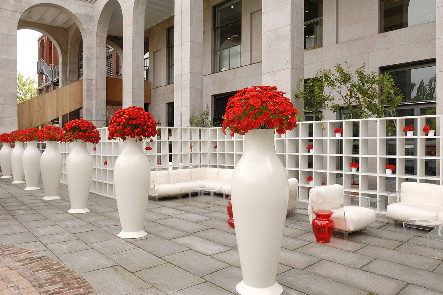Misses Flower Power vases designed by Philippe Starck with Eugeni Quitllet
