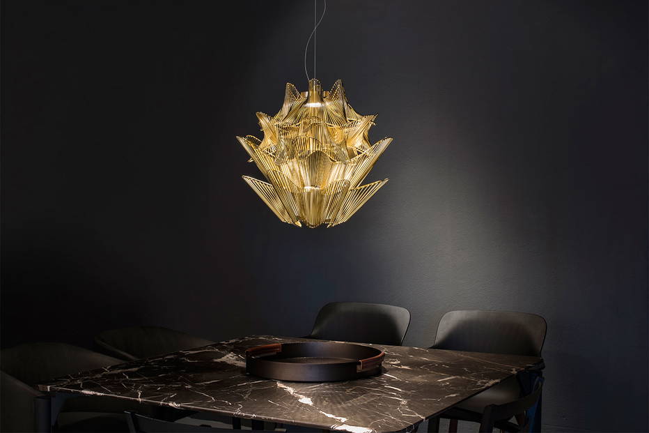 Moire Suspension Light