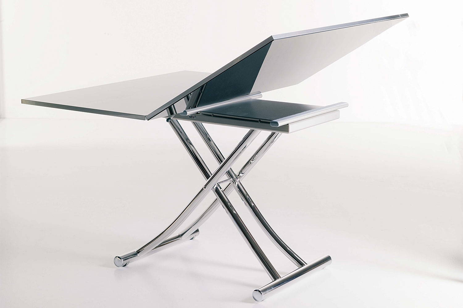 Mondial Cr Transformable Coffee Table by Ozzio Italia | room
