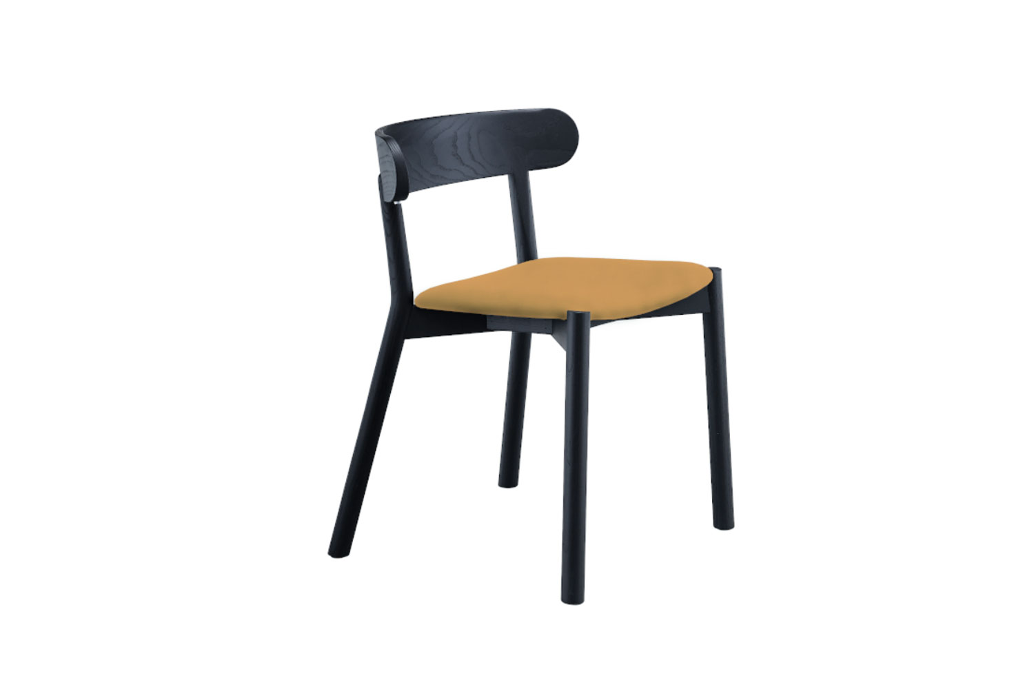 Montera hard leather chair by Midj