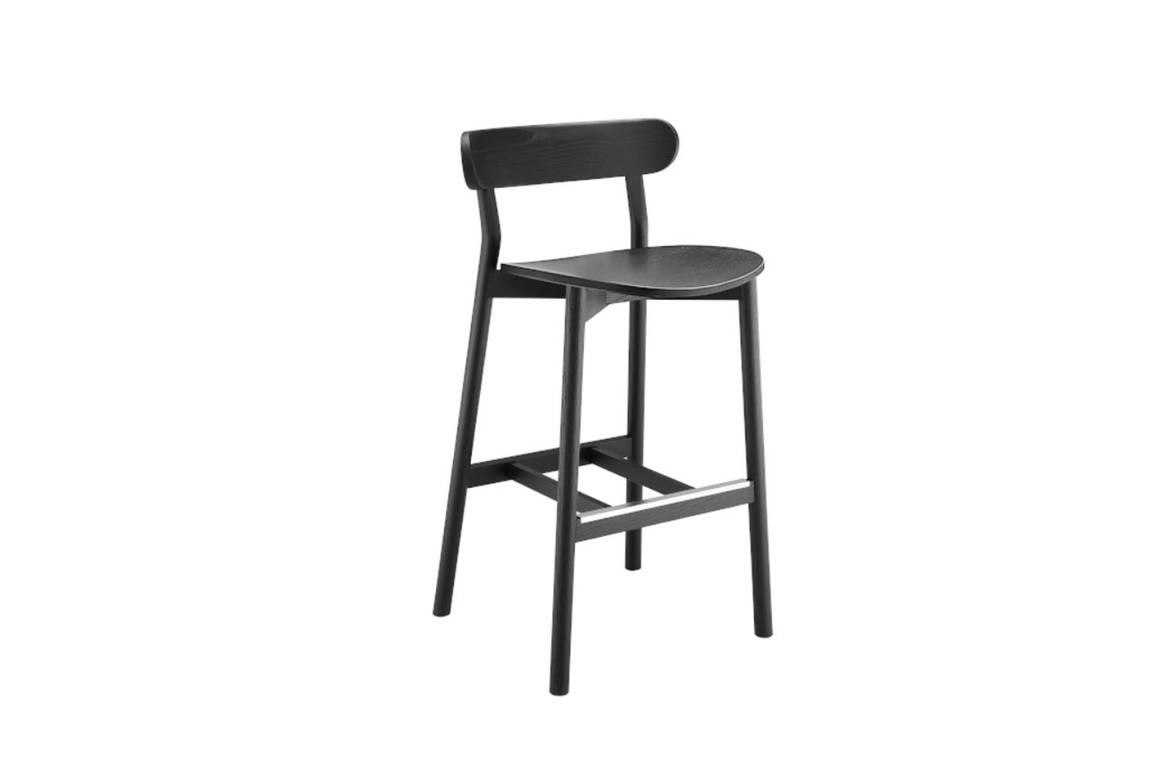 Montera wood bar stool by Midj Montera wood bar stool by Midj