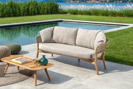 Moon Teak sofa by Talenti