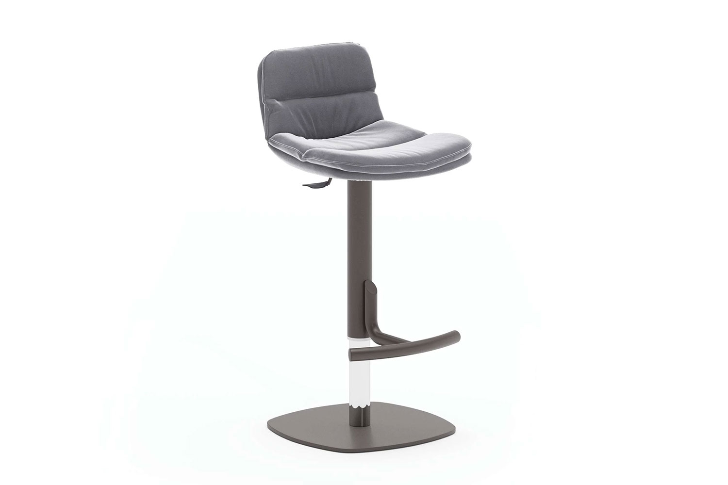 Morfeo adjustable bar stool side view