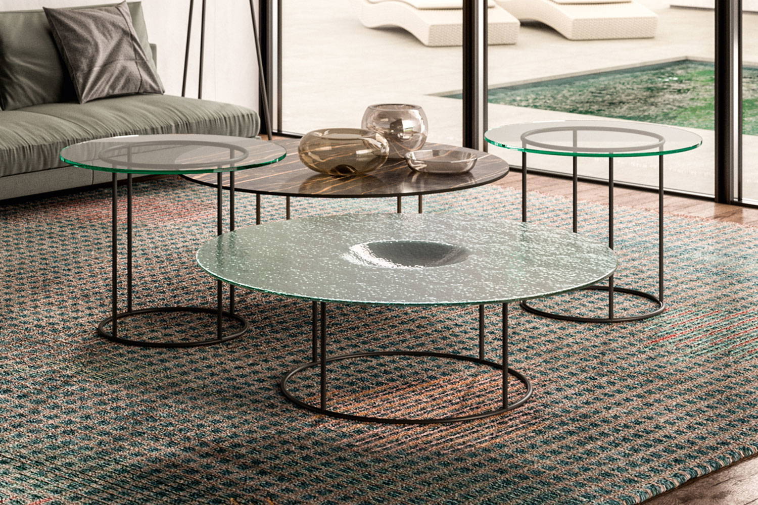 Moved Coffee Table by Ozzio Italia | room service 360°