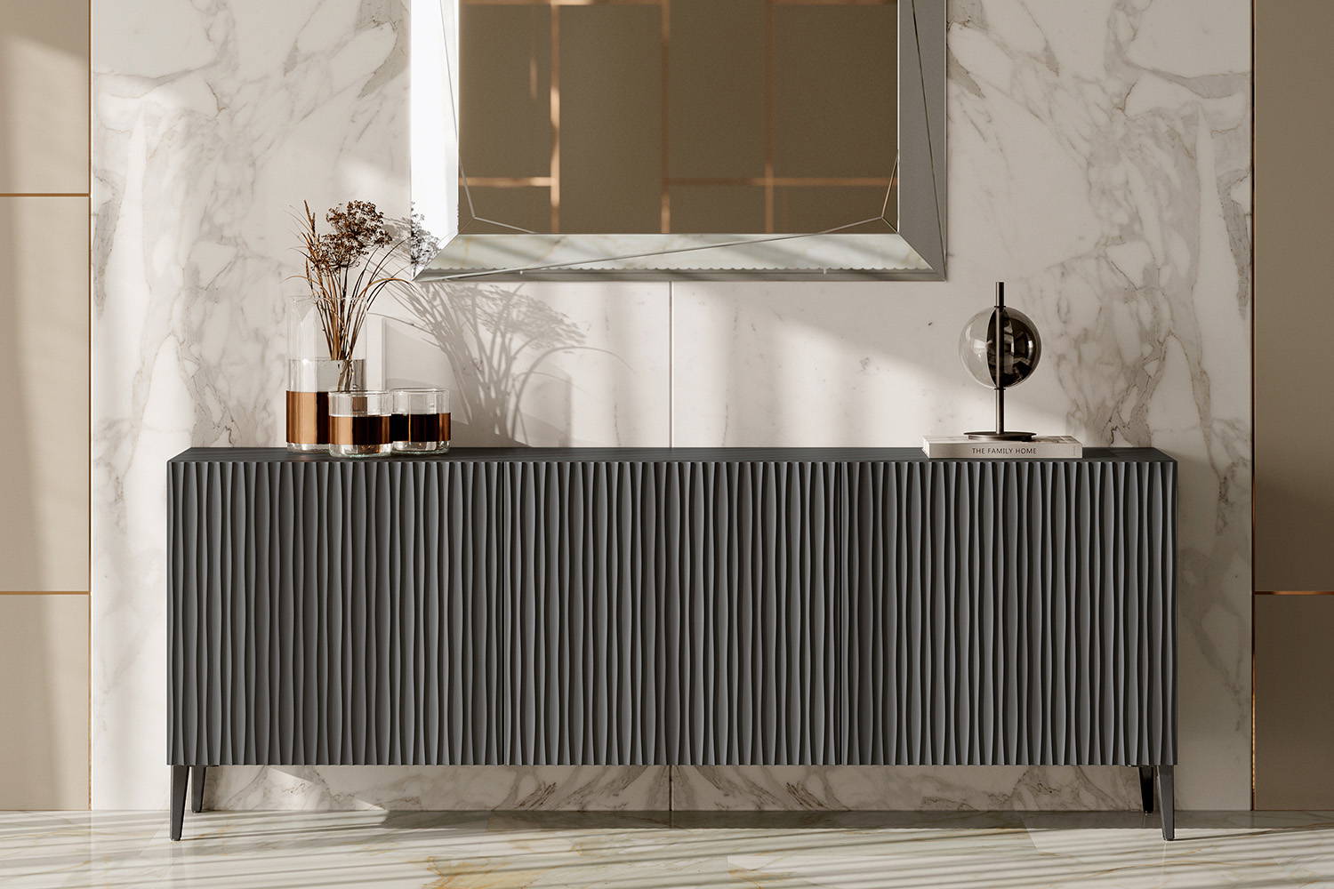 Musa sideboard designed by E-ggs Studio for Bontempi Casa