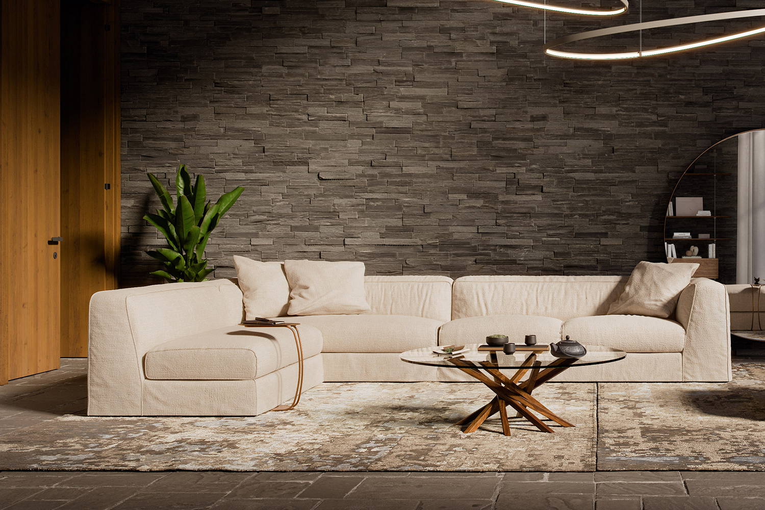 Mykonos Corner Sectional Sofa