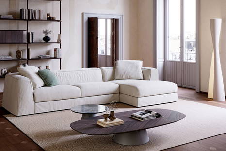 Mykonos Sectional Sofa with Chaise in living room