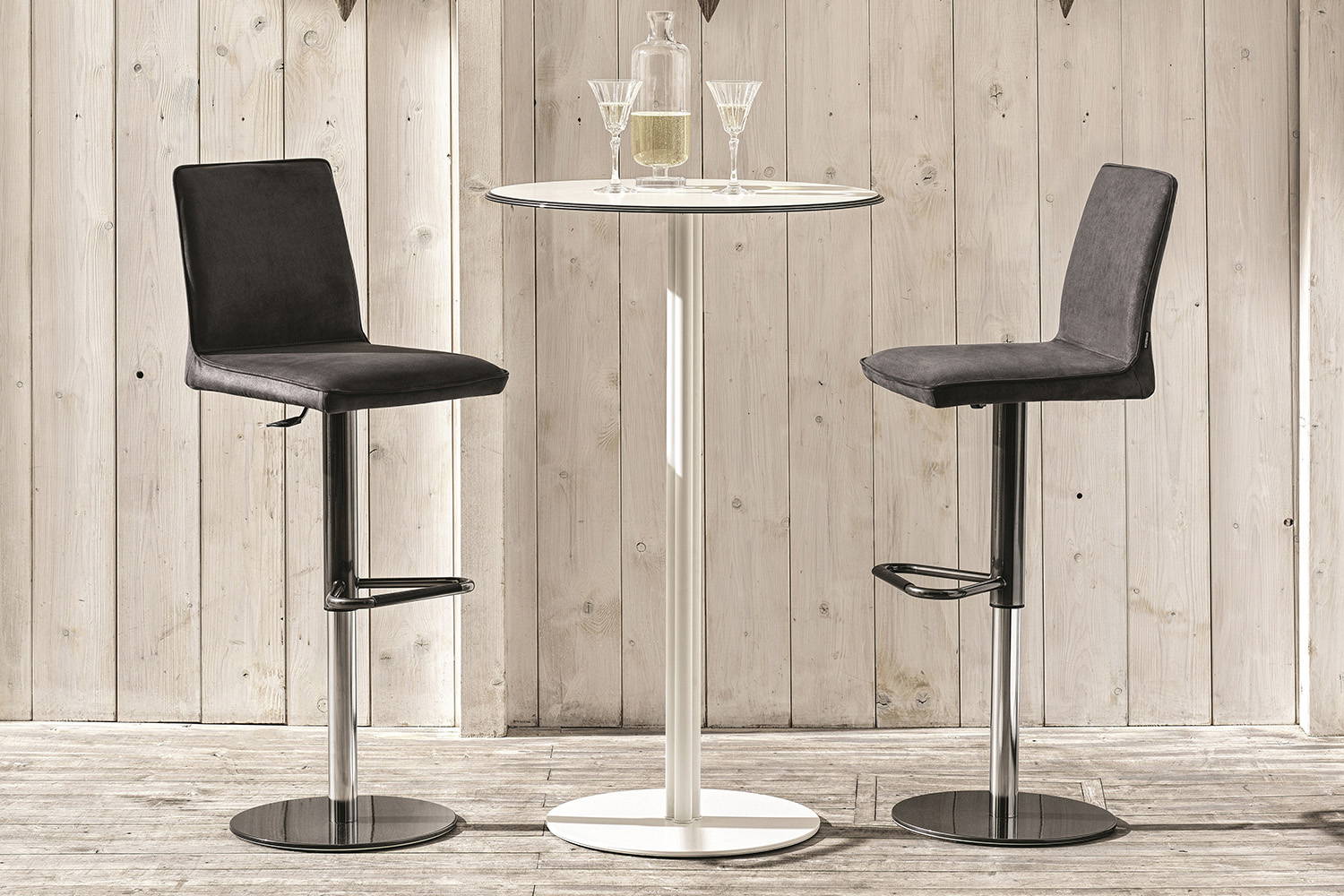 Nata adjustable bar stools by Daniele Molteni for Bontempi Casa