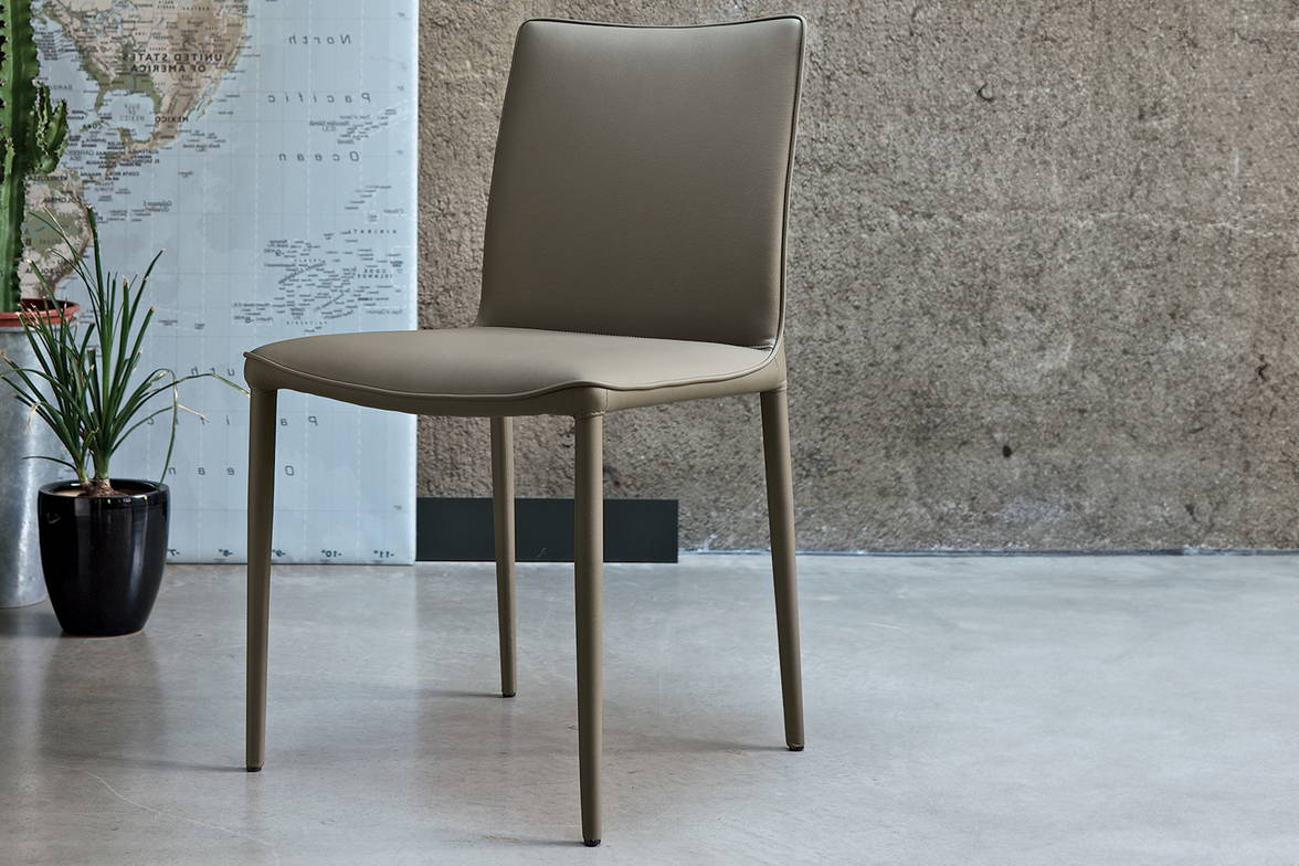 Nata upholstered dining chair designed by Bontempi Casa Nata upholstered dining chair designed by Bontempi Casa