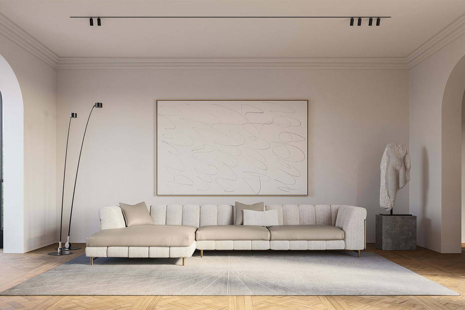 Nautilus Sectional Sofa with Chaise