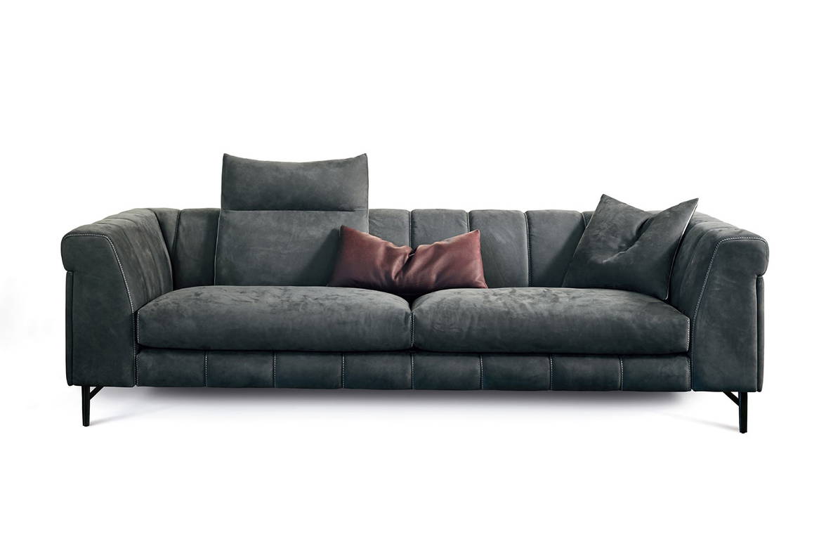 Nautilus sofa with optional headrest Nautilus sofa with optional headrest
