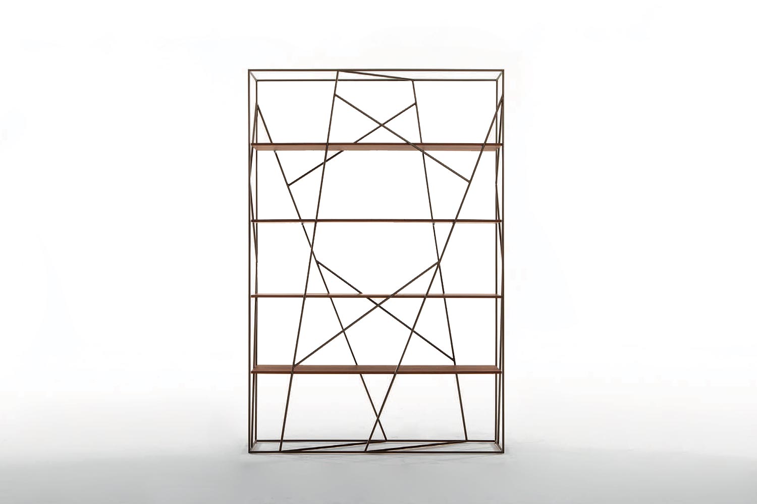 Naviglio bookcase by Tonin Casa is easily customized 