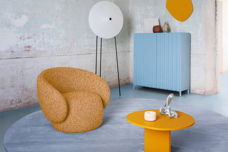 Nebulona Outdoor Swivel Armchair designed by E-ggs Studio